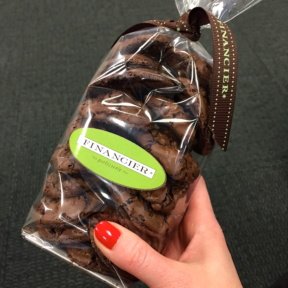 Gluten-free flourless chocolate cookies from Financier Patisserie